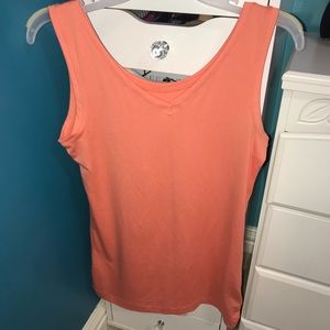 Orange summer tank top